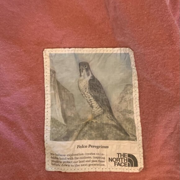 Men's The North Face Long Sleeve Pink/Red Medium - Picture 2 of 3